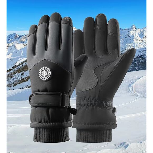 Waterproof, insulated Pair of Winter ski gloves Mittens Touchscreen Thermal Snow - Picture 2 of 7